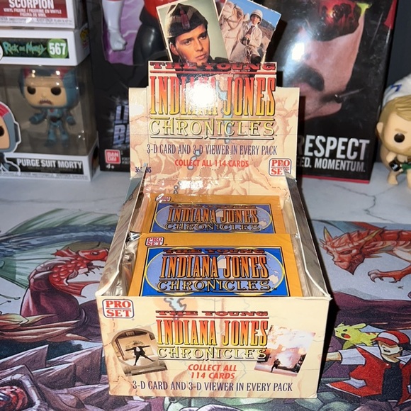 6x MOVIE CARD PACKS - 3x Indiana Jones Chronicles and 3x Free Willy 2 Card Packs - Picture 5 of 5